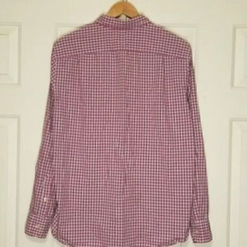 J. Crew Preppy Tailored Fit Checkered Button Down Shirt